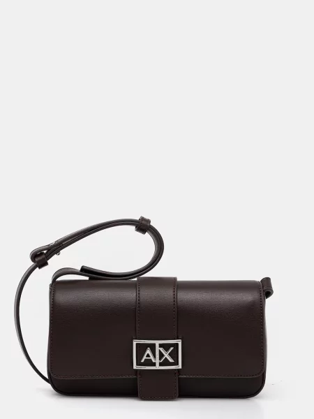 Armani Exchange Geantă poștaș maro