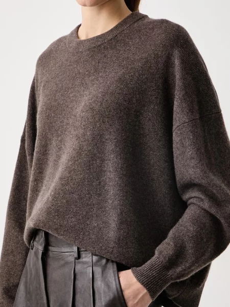 Weekend Max Mara пуловер дамски от кашмир WKDDETTO кафяво
