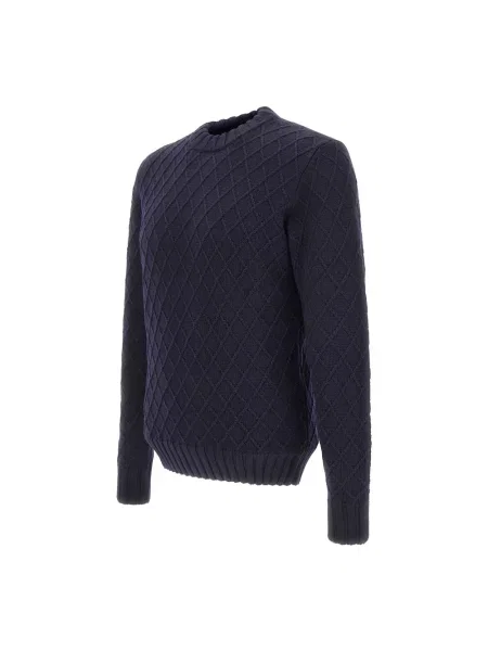 Sweter Filippo De Laurentiis wełniany niebieski