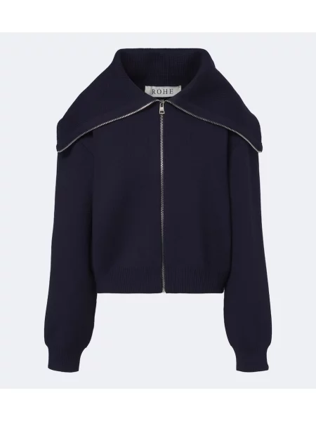 Cardigan Róhe de lână albastru