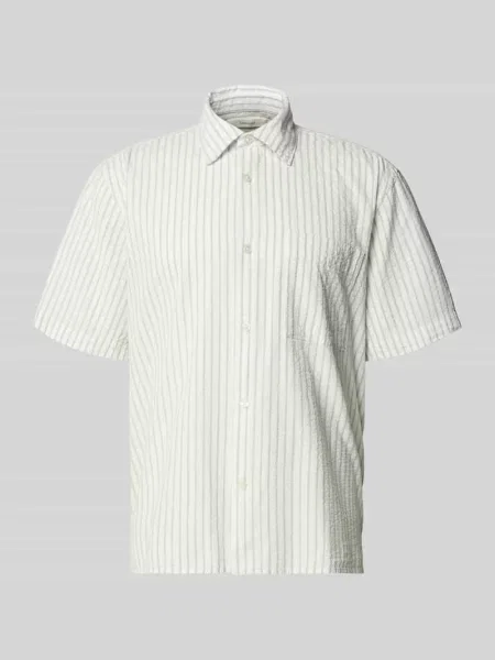 Koszula casualowa o kroju relaxed fit z czystej bawełny model STUART' Selected Homme biała