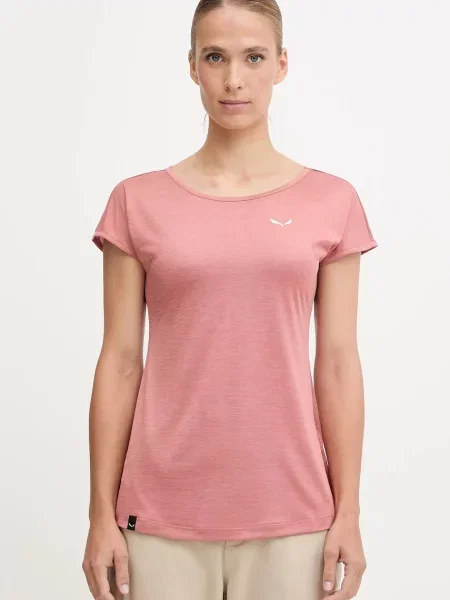 Спортна тениска Salewa Puez Melange сиво