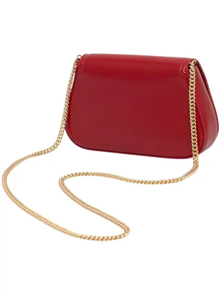 Calvin Klein geantă crossbody pentru femei cu imitație de piele roșu