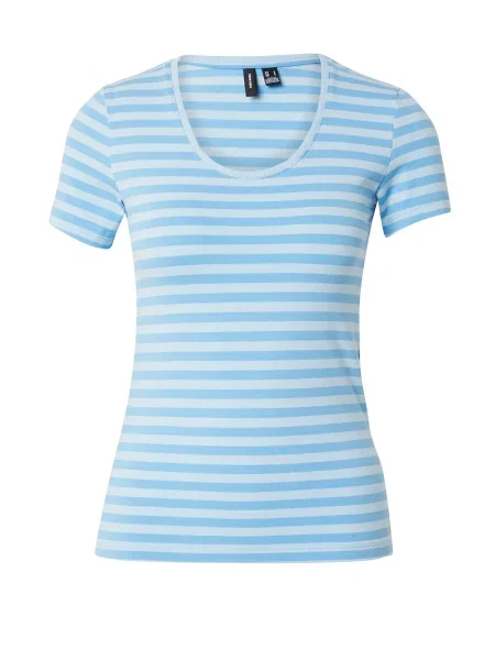 VERO MODA Tricou VMLOTTE azuriu / denim albastru