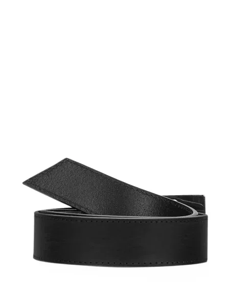 Cu centură curea Karl Lagerfeld Jeans din piele negru