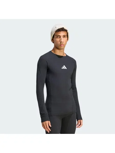 Tričko s dlouhým rukávem Adidas s dlouhými rukávy černé