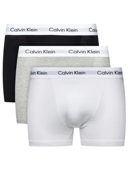 Calvin Klein Underwear Boxerky čierna sivá melírovaná biela