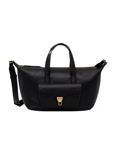 Torebka crossbody Coccinelle skórzana czarna