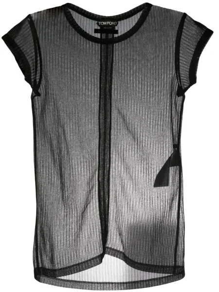 Tricou Tom Ford transparente negru