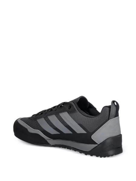 Pantaloni Adidas cu imagine cu model leopard alergare violet