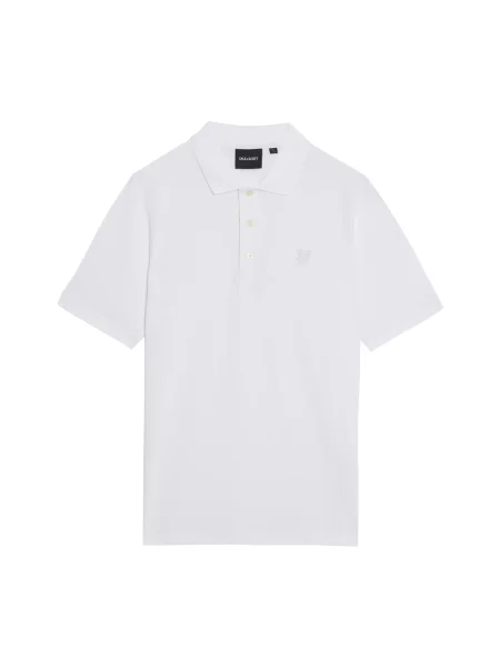 Koszulka polo Lyle & Scott biała