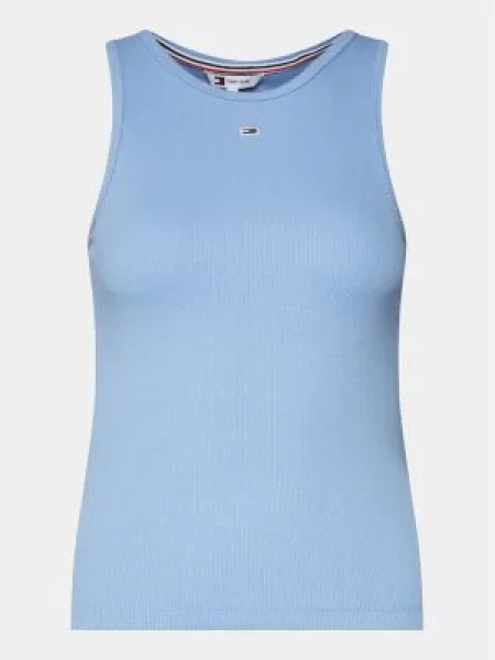 Tommy Jeans Top Essential Albastru