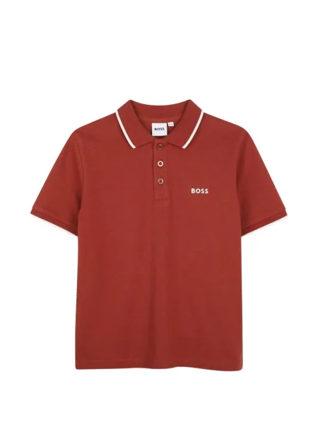 Koszulka polo dziecięca Bosswear czerwona