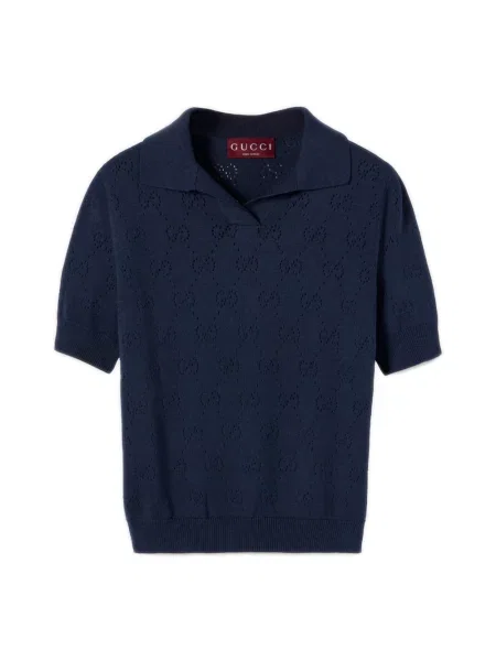 Polo Gucci niebieskie