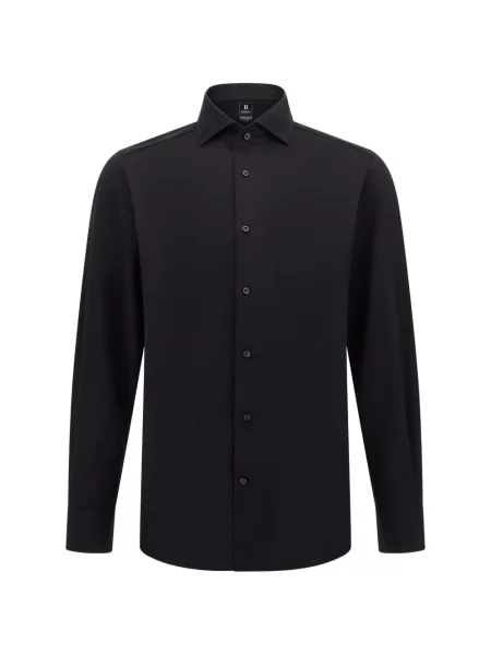 Gulerat cămașă Boggi Milano negru