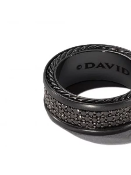 Prsten David Yurman černý