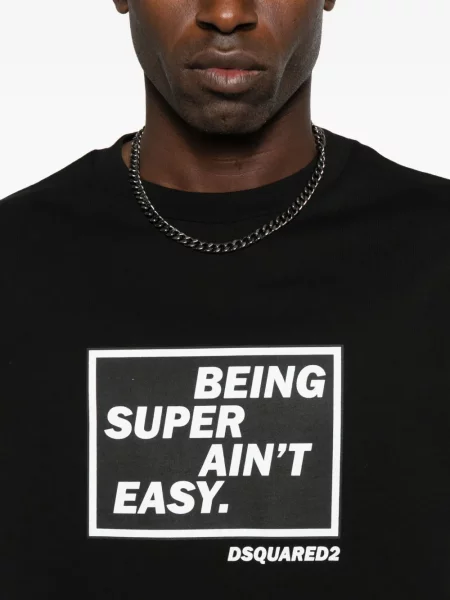 Tricou Dsquared2 cu imagine negru