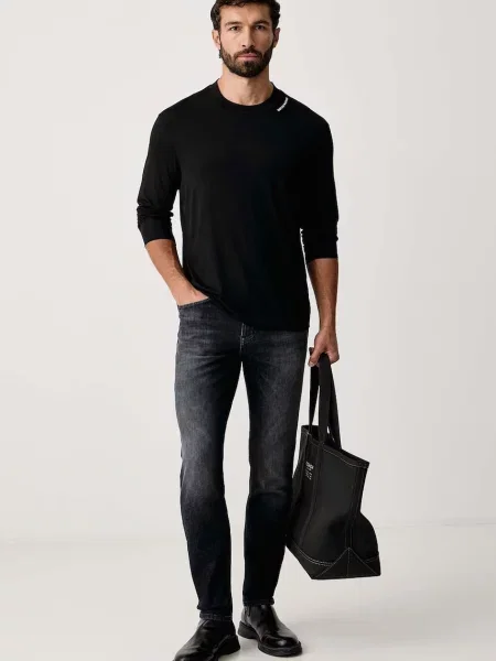 Emporio Armani лонгслів з модалем