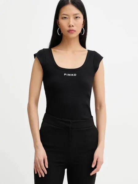 Pinko Bluză TENACE | Slim Fit negru
