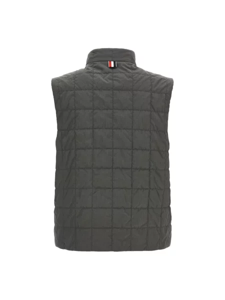 Lekka kamizelka puchowa Thom Browne szara