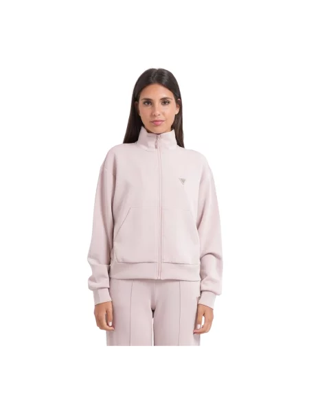 Bluza rozpinana Guess różowa
