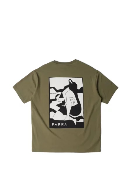 Tricou By Parra cu imagine verde