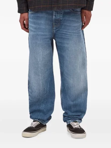 Siaurėjantys siaurėjantys džinsai Carhartt Wip mėlyna