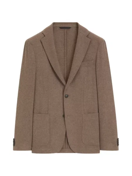 Sacou Boss de flanelă maro