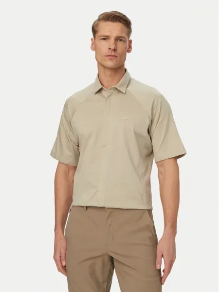 BOSS Cămașă Excurse S deschis bej