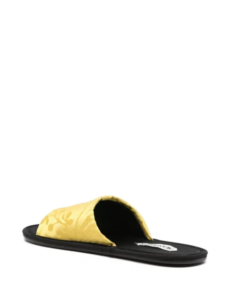 Virágos jacquard papucs Jw Anderson sárga
