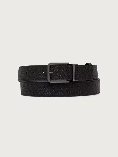 Curea Armani Exchange din piele negru
