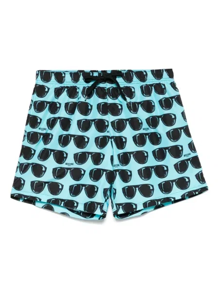 Ochelari de soare Moschino cu imagine albastru