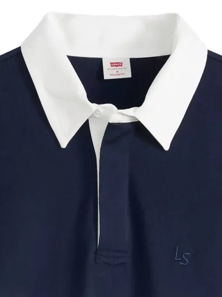 Pantaloni Levi's® cu decolteu în V albastru