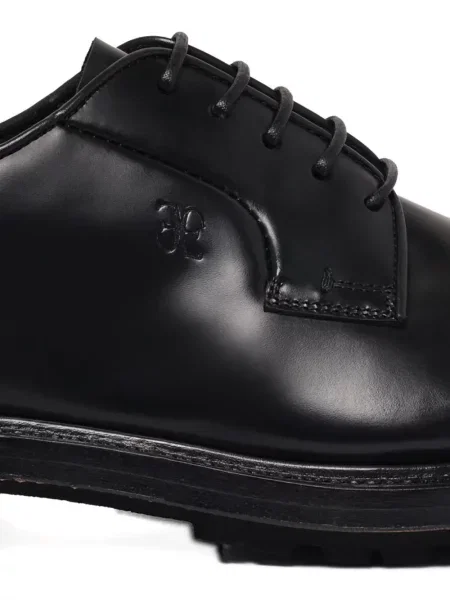 Pantofi derby Fabi cu autograf negru