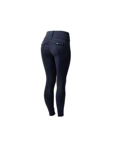 Legginsy jeździeckie z pełną przyczepnością Horze Anya czerwone