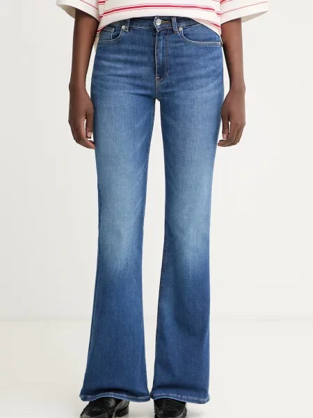 Tommy Hilfiger rifle flare dámske modrá