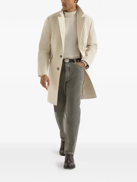 Pantaloni Brunello Cucinelli cu 5 buzunare gri
