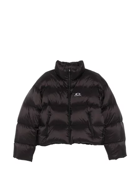 Decupat geacă cu puf Balenciaga negru