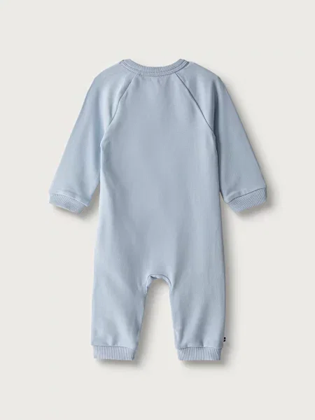 Tommy Hilfiger kombinezon za bebe od pamuka s elastanom plava