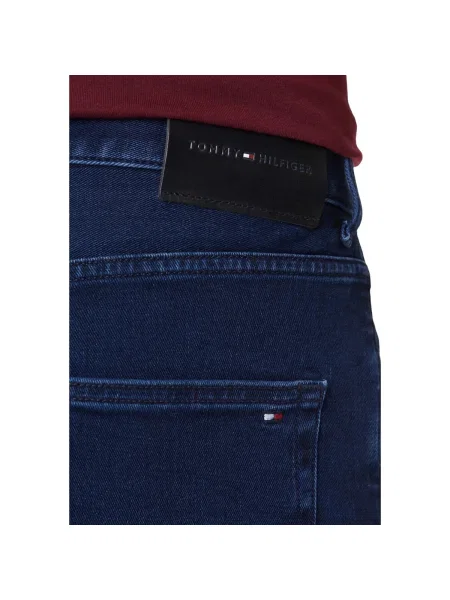 Blugi drepți Tommy Hilfiger Denton albastru