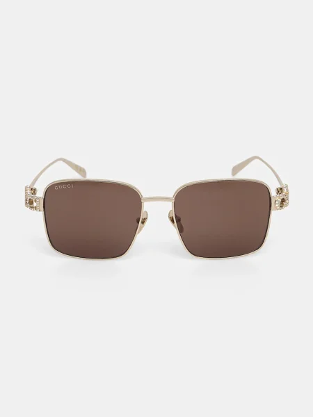 Gucci ochelari de soare auriu