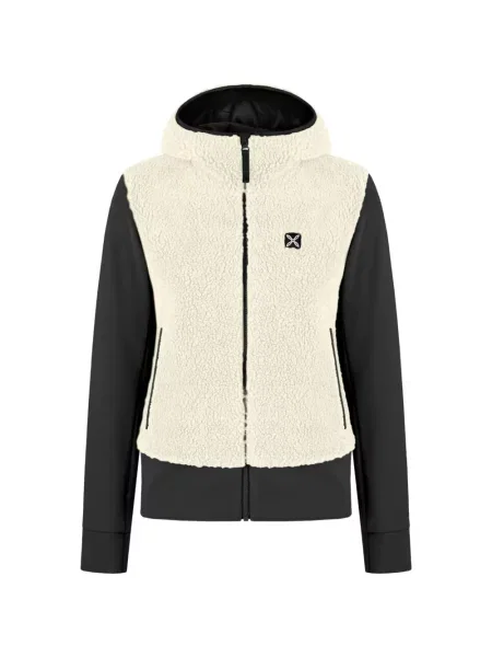 Geacă Montura din fleece alb