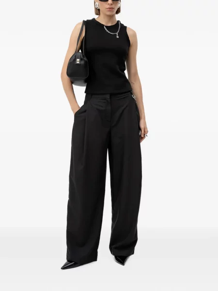 Pantaloni palazzo Hugo negru