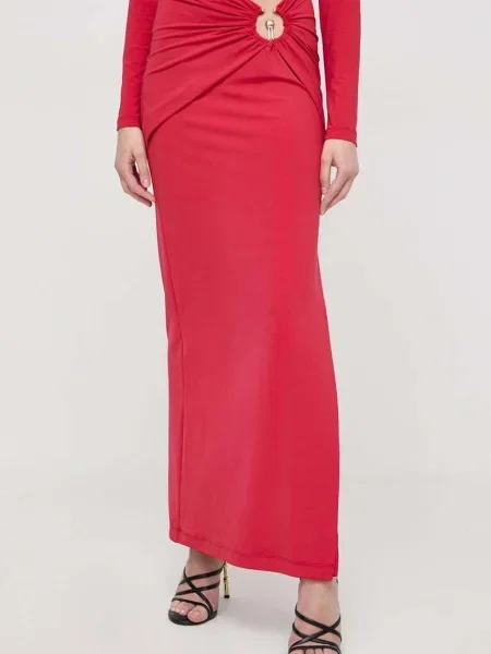 Sukně Bardot maxi pouzdrová červená