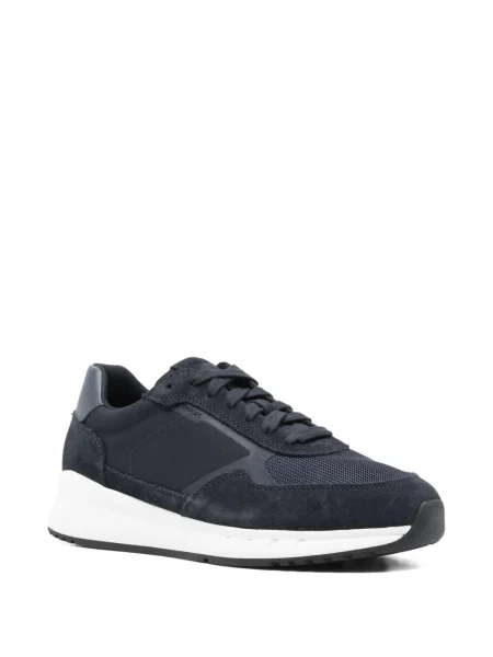 Sneakerși Geox cu șireturi din dantelă albastru
