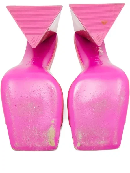 Sandale The Attico din piele roz