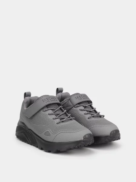 Дитячі Кросівки повсякденні Skechers Uno Lite Worlo штучна шкіра сірий