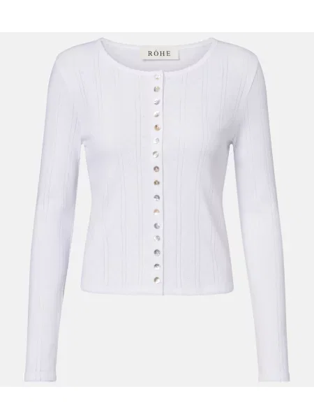 Cardigan Róhe alb