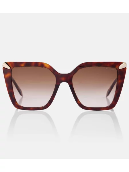 Ochelari de soare Bvlgari maro