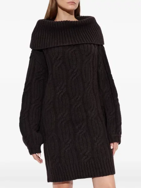 Rochie mini Gestuz tricotate maro